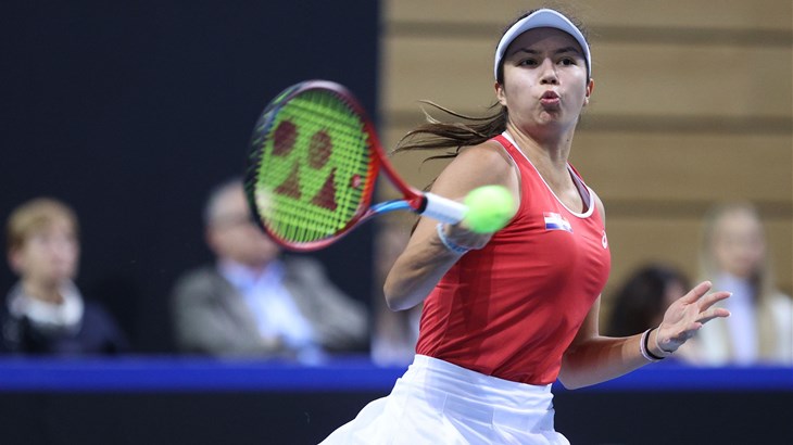 Petra Marčinko za samo sat vremena donijela Hrvatskoj prvi bod protiv Latvije