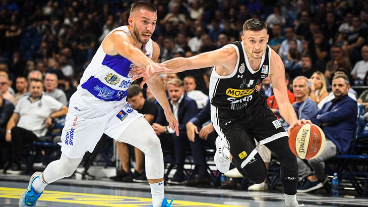 [VIDEO] Partizan vrlo uvjerljiv protiv Mornara, Krka u produžetku slavila kod FMP-a