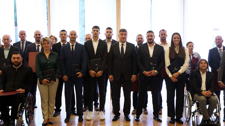 Milanović odlikovao olimpijce i paraolimpijce: 'Čestitam na upornosti, trudu, hrabrosti i ambiciji'