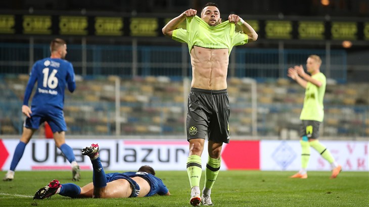 [VIDEO] Sjajni Marković nizao obrane, Hoxhu zaustavio u opasnoj kontri