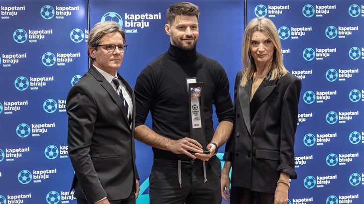 Kapetani izabrali Petkovića za najboljeg u SuperSport HNL-u: 'Pokušat ću nastaviti sa što boljim igrama'