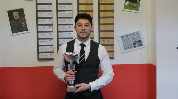 Tin Venos prvak Hrvatske u snookeru, Reskušić u finalu ostao bez snage