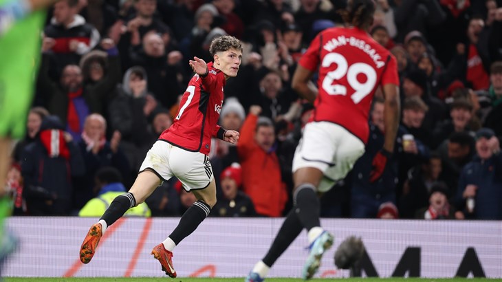 Božićni poklon na Old Traffordu: Preokret, tri boda Uniteda, Garnacho i Hojlund