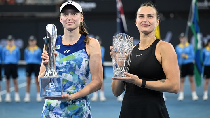 Ribakina uvjerljiva protiv Sabalenke u finalu Brisbanea, Gauff slavila u Aucklandu