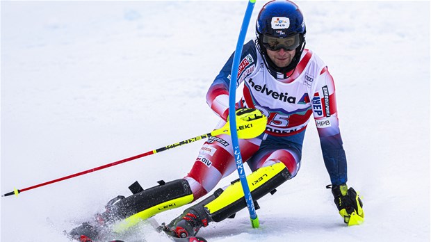 Samuel Kolega odličan šesti nakon prve slalomske vožnje u Adelbodenu