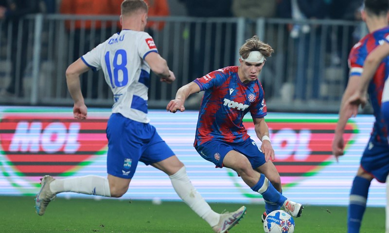 [VIDEO] Hajduk remijem u Osijeku ponovno na vrhu, Mierez 'poništio' pogodak Uremovića