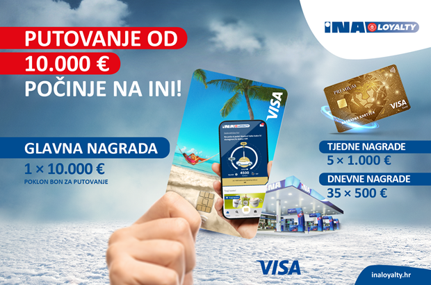 Putovanje od 10.000 € počinje na Ini!