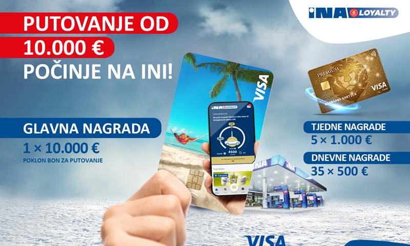 Putovanje od 10.000 € počinje na Ini!