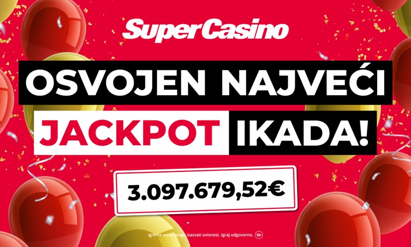 Najveći jackpot ikada ide u okolicu Siska!