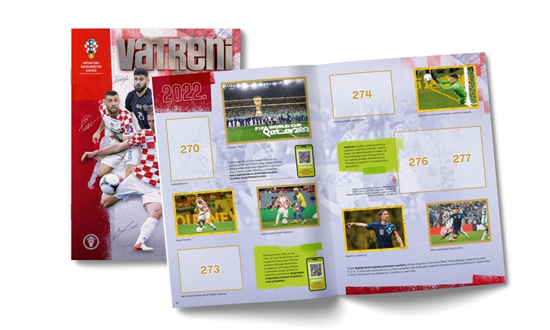 Očekuje nas nova pomama za sličicama: HNS izdaje album 'Vatreni put'