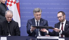 Plenković nakon potpisa sporazuma: 'Do idućeg Svjetskog prvenstva, u Zagrebu imamo novi stadion'