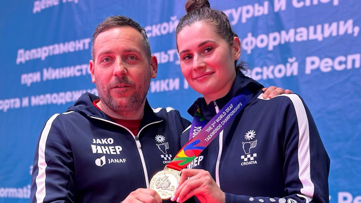 Matea Kolovrat zlatna posljednjeg dana Svjetskog prvenstva u taekwondou za gluhe