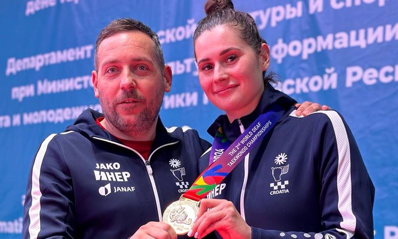 Matea Kolovrat zlatna posljednjeg dana Svjetskog prvenstva u taekwondou za gluhe