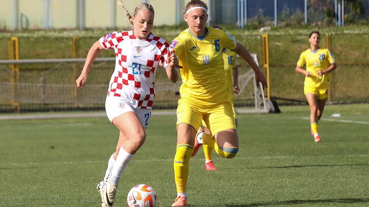 Hrvatske nogometašice izborile vrijednu pobjedu protiv Ukrajine