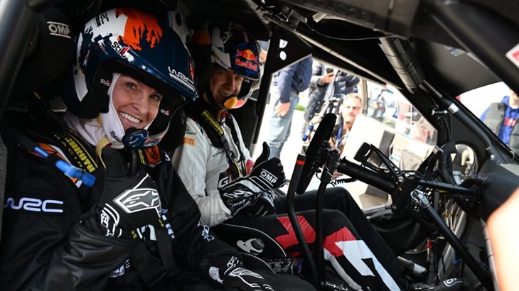 Janica Kostelić provezla se tijekom shakedowna sa Sebastienom  Ogierom