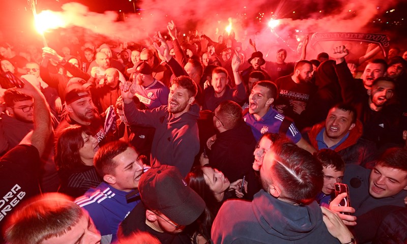 Maksimir je 'gorio' kada se pojavio Dinamov autobus, igrače je dočekala euforija