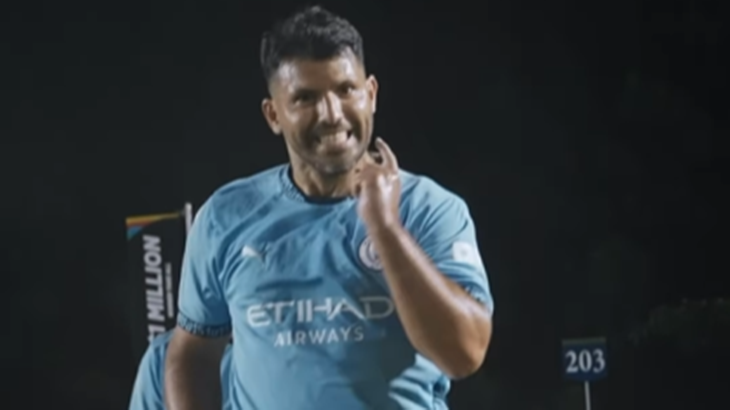 Aguero na grubi start protivnika odgovorio sa stilom