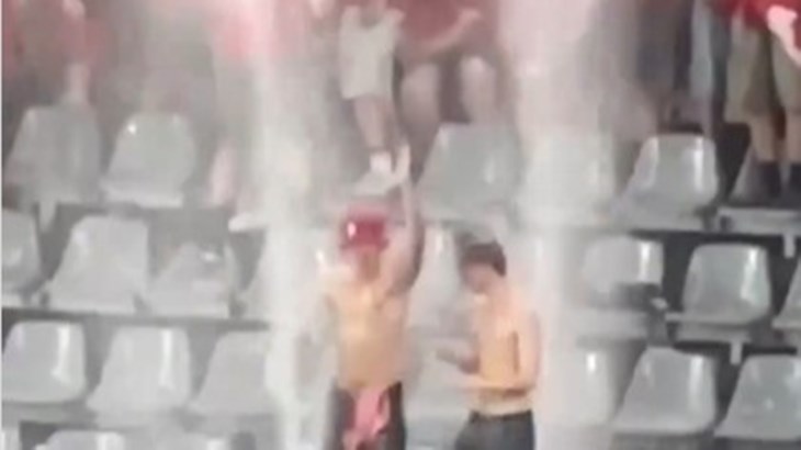 'Ludi Danci' uživali pod vodopadom Westfalena