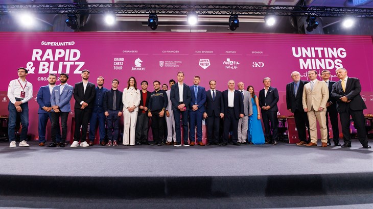 Veliki šahovski događaj: Svečano otvoren 2024 SuperUnited Rapid & Blitz Croatia