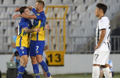 Kijevljani u dvije utakmice utrpali devet golova Partizanu i lako ga izbacili