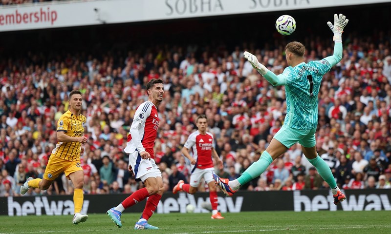 Brighton uzeo bod na Emiratesu, Arsenal pao nakon isključenja Ricea