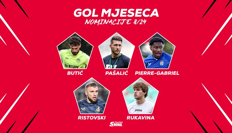 Glasaj za najbolji gol mjeseca kolovoza SuperSport HNL-a