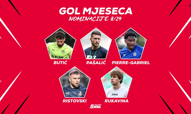 Glasaj za najbolji gol mjeseca kolovoza SuperSport HNL-a
