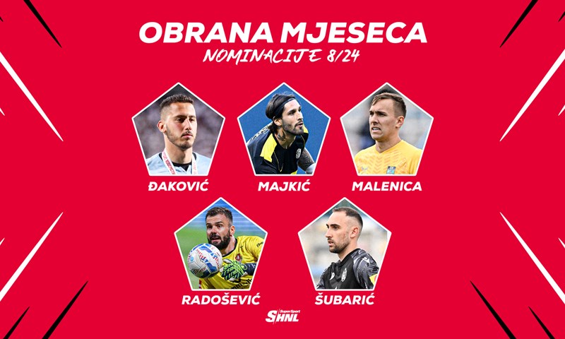 Glasaj za najbolju obranu mjeseca kolovoza u SuperSport HNL-u