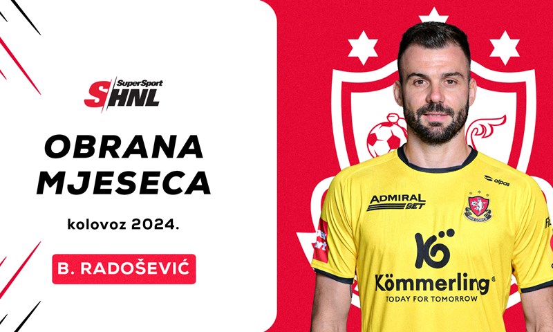 Božidar Radošević osvajač je nagrade za obranu mjeseca!