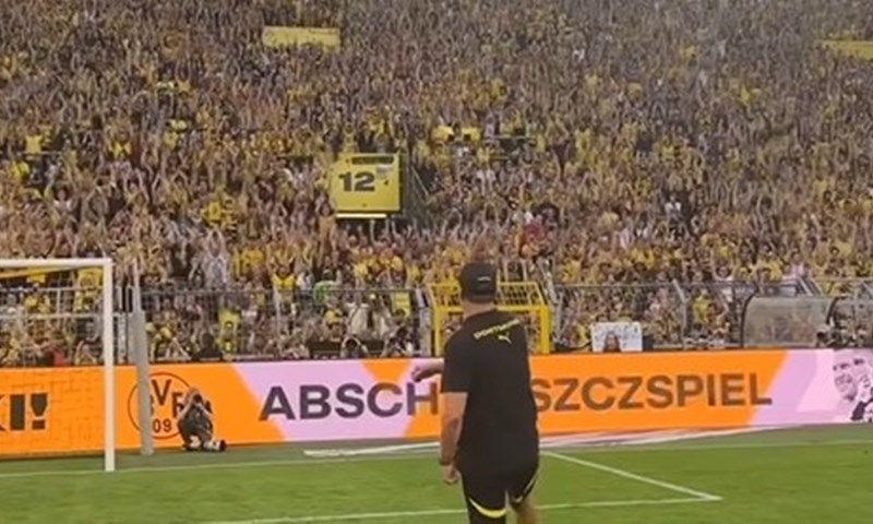 Ovako to izgleda kad Jürgen Klopp stane pred 'Žuti zid'