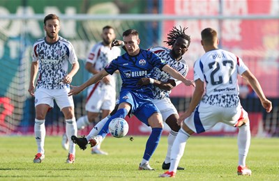 Povlačenje Dolčeka i Dialla pretvoreno u prekršaj za Hajduk nakon kojeg gosti dolaze do gola