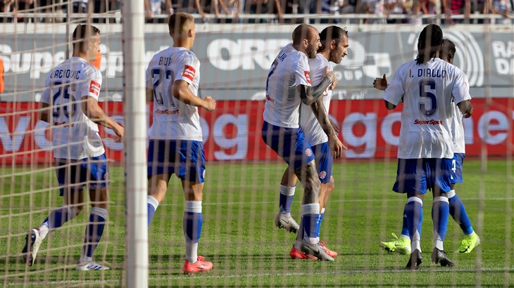 Lokomotiva se hrabro postavila, ali Hajduk je zasluženo došao do pobjede