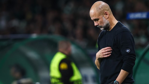 Teško mu padaju neuspjesi: Guardiola do krvi izgreban dočekao kraj susreta protiv Feyenoorda