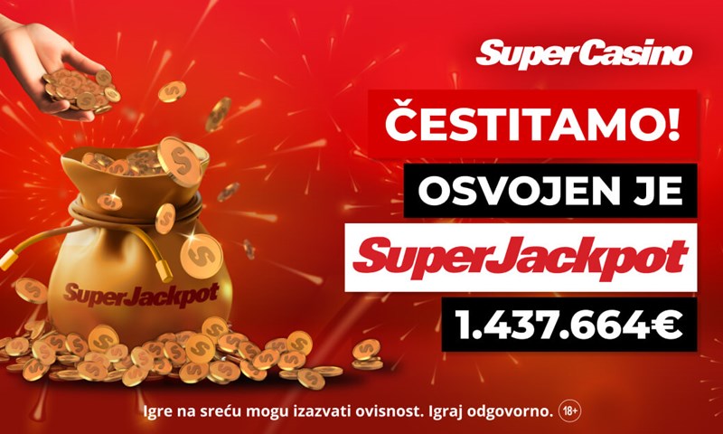 Goričanin osvojio SuperJackpot od 1.4 milijuna eura