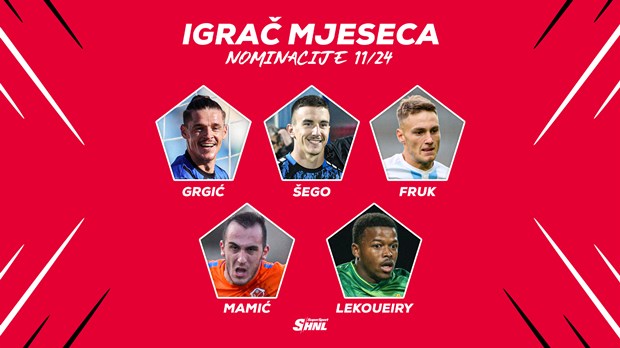 SuperSport HNL nominacije: Birajte najbolje u studenom, traže se nasljednici Livaje i Gattusa