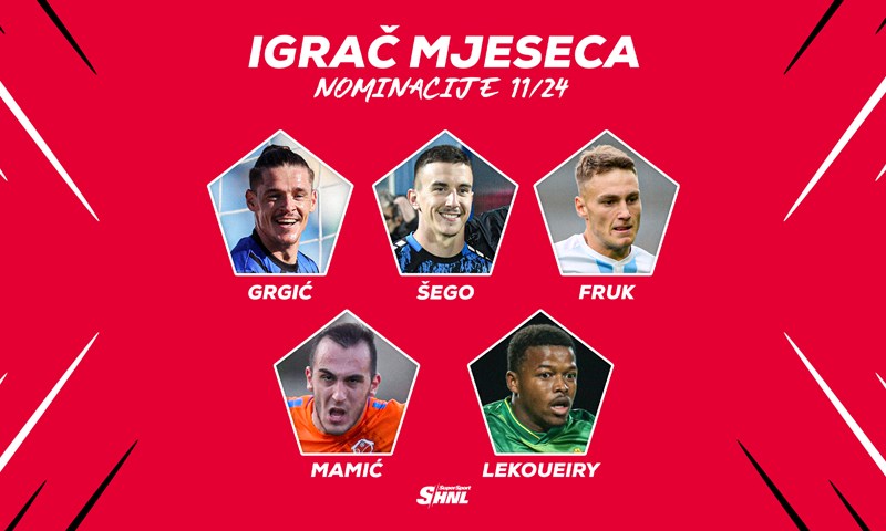 SuperSport HNL nominacije: Birajte najbolje u studenom, traže se nasljednici Livaje i Gattusa