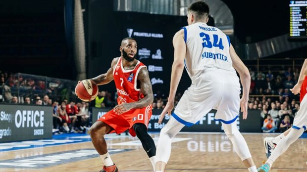 Košarkaš Crvene zvezde MVP desetog kola ABA lige