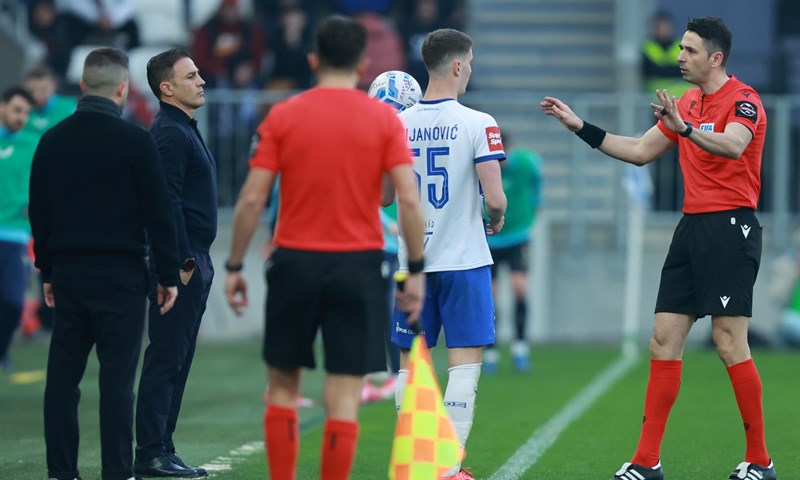 Sporna situacija kojom neće biti zadovoljan Dinamo, je li lopta prešla gol liniju?