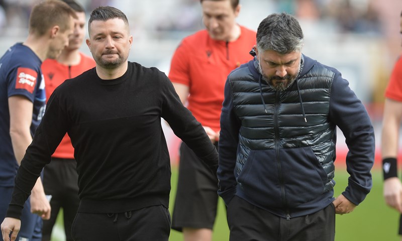 Gattuso: 'Trebala nam je jedna ovakva utakmica', Coppitelli: 'Hajduk nas je nadigrao'