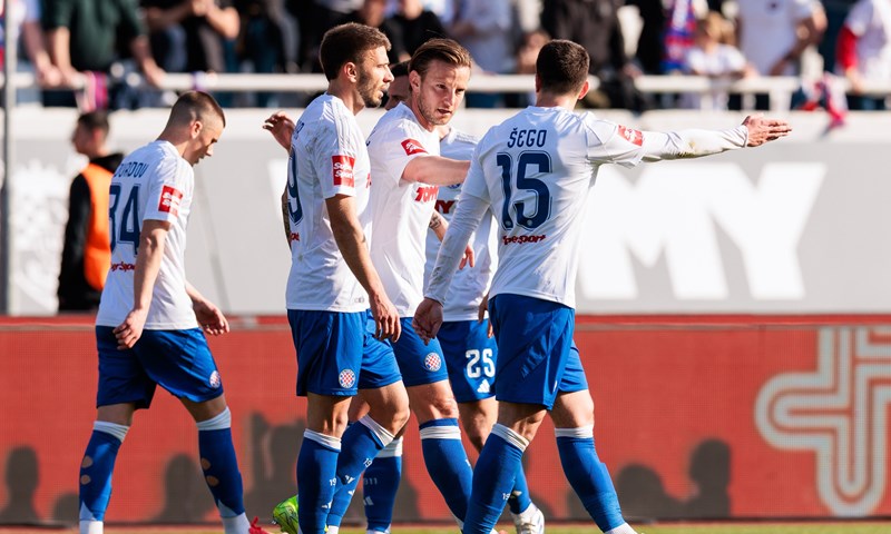 Hrgović, vratnica i Banić surađivali kod drugog pogotka Hajduka