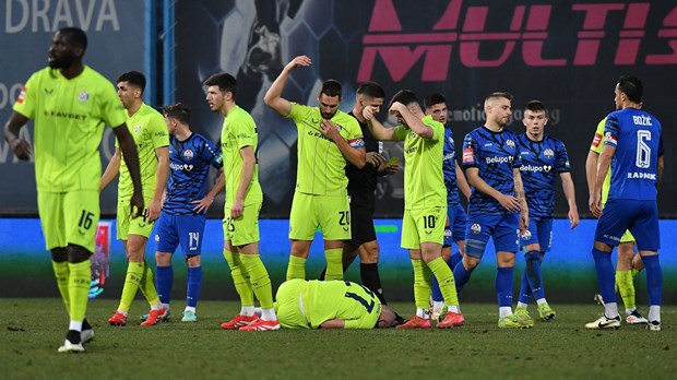 Ćubelić naivno zaradio dva žuta kartona i stavio Slaven Belupo u probleme