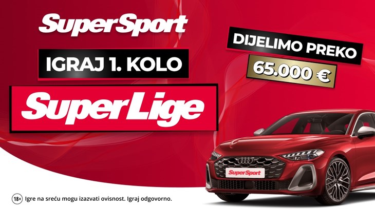 Počinje 1. kolo SuperSport SuperLige, uključi se u natjecanje jer dijeli se preko 65.000 €