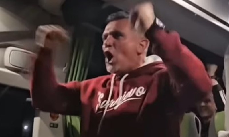 Zoran Zekić u potpunom transu s navijačima proslavio ulazak u finale kupa