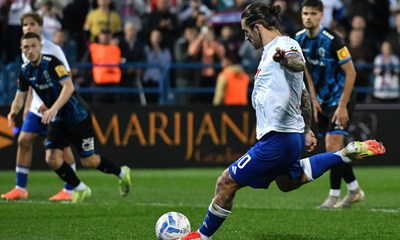 Kazneni udarac za Hajduk odmah na početku drugog dijela i poravnanje u Varaždinu