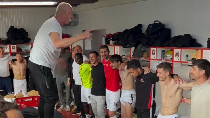 Igrači Gorice su glasno proslavili veliku pobjedu protiv Dinama