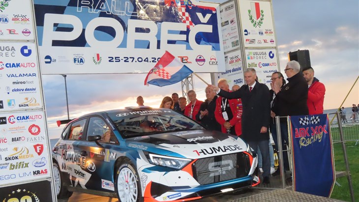 U Poreču ceremonijalnim startom počeo 26. Rally Poreč