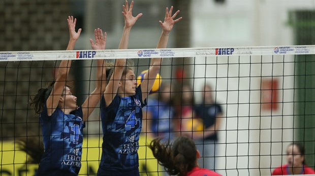 Odbojkašice Dinama prvi put postale prvakinjama Hrvatske