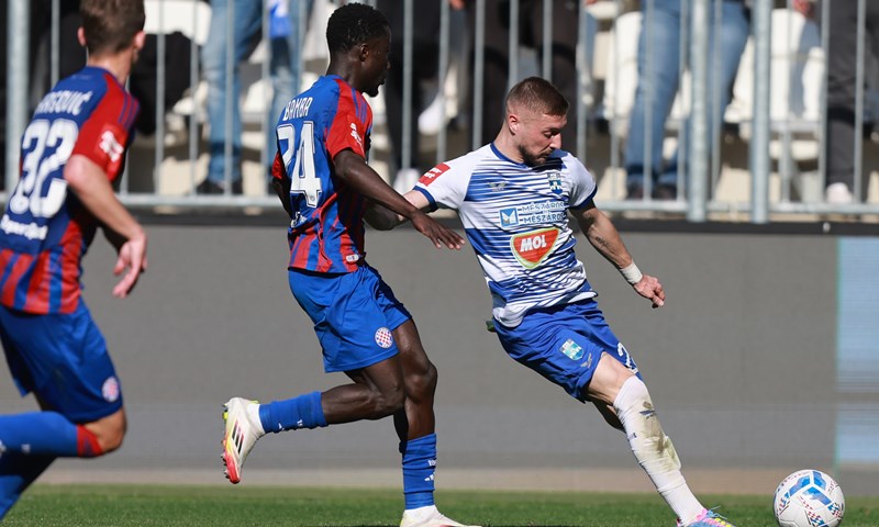 Hajduk još jednom završio s igračem manje, u Osijeku nije uzeo niti bod