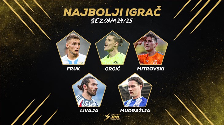 SuperSport HNL nominacije: Danas proglašenje najboljih u sezoni