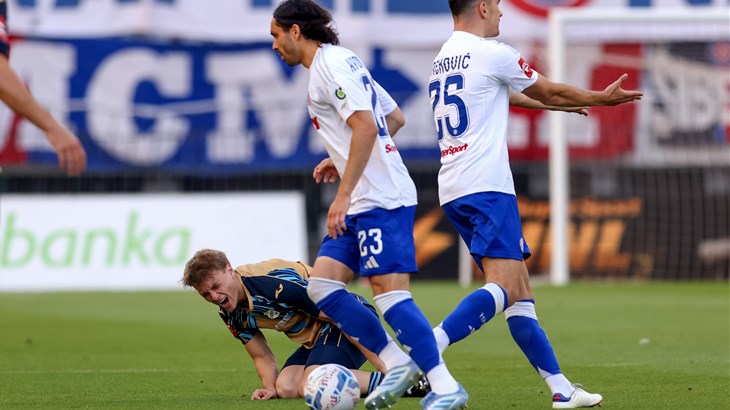 Pogledajte najvažnije trenutke s Jadranskog derbija u pobjedi Hajduka protiv Rijeke